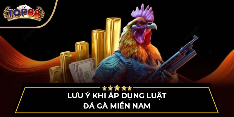 Lưu ý khi áp dụng luật đá gà miền Nam